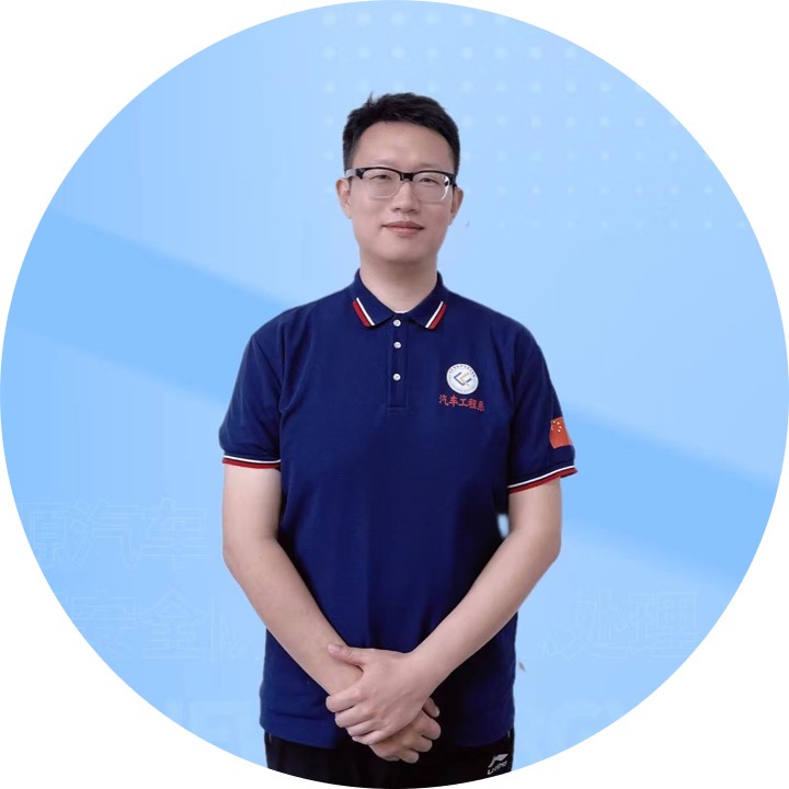 学士,讲师,省职业技能比赛一等奖选手,国家级汽车专业教师能力大赛一等奖选手